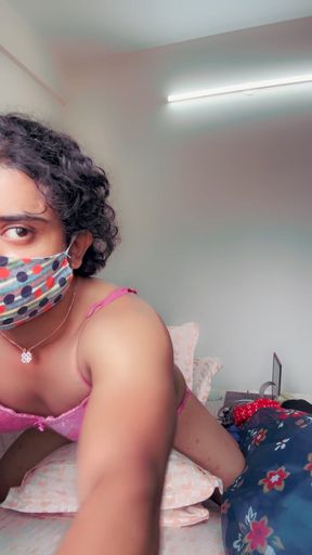 Indian Sissy slut exposes herself