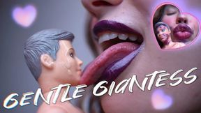 Gentle giantess sticky kiss 2 (dark purple)