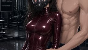 After Hours Training: Burgundy Latex & Breath Control