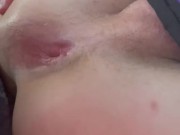 Look at my boy pussy - needs a good cock slap