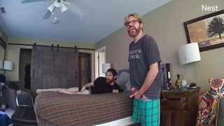Sucking Daddy&#039;s Huge Cock First Thing In The Morning.
