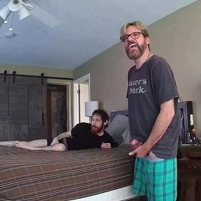 Sucking Daddy&#039;s Huge Cock First Thing In The Morning.