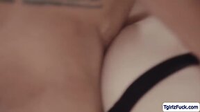 Stepdad fills blonde ts kate zha raw