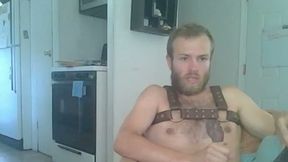 Gorgeous European Hunk Jerking Off and Doing a Cumshow