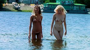 Ravishing Nude Beach Girls Tanning