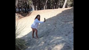 Girl Called Her Boyfriend &amp_ Suddenly Was Fucked by a Stranger In the Wood!