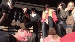 THE FEMDOM WEEKEND - EXTREME muddy boots licking (CRAZY INSANE CLIP!)