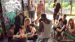Steve Holmes, Mona Wales And Jolyne Joy - Two Berlin Freaks Get An Intense Public Shaming And Fucking