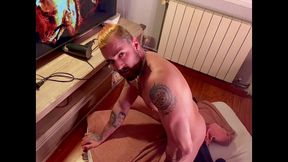 Sexy Body & Cock Training at Home After Work Naughty Boy