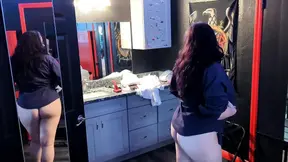 Hot MILF's wild fucking on sex swing after date