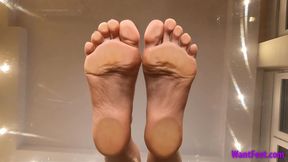 Annabelle Soles on Glass - Barefoot - HD MP4