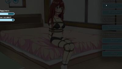 Hot bondage Hentai with tied up babes getting tickled and tickling each other's feet