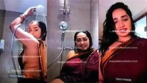PART-2 Desi INDIAN MODEL ADITI MISTRY Nude Ass Expose Boobs Nipples in Wet Saree Live Video Part 2 porn video