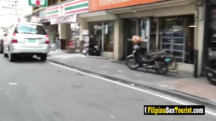 Horny backpacker is receiving a blowjob from a sexy Asian teen today!