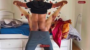 Hottest Saree Sex - Desi Milf in Silk Saree fucked hard by Brother in law - Loud moans - Indian Pussy Eating