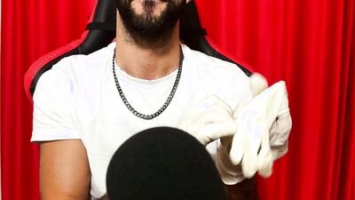 Gentle Latex Gloves ASMR for Ultimate Relaxation - Male Edition