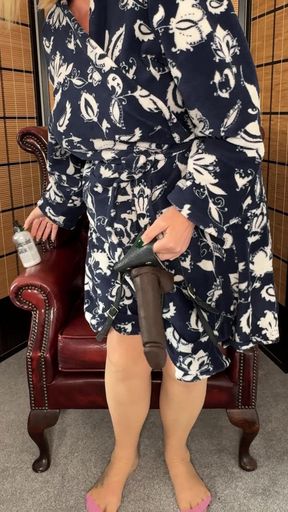 Your Landlady Found Your Strapon and Lube