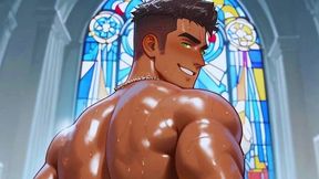 evangelical missionary reveals he likes to fuck and give ass in church. anime hentai