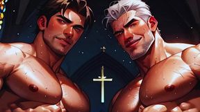 evangelical missionary reveals he likes to fuck and give ass in church. anime hentai