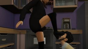 LÉA THE WOKE FEMINIST — Test Passed: Her Sissy Cleans Her Entire Shoe Collection With His Tongue
