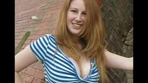 Wonderful vintage porn model Chloe Brickworks strips off and strokes hairy pussy