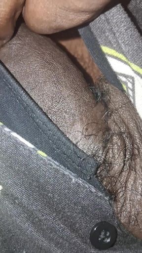 Up Close & Personal Huge Balls Massive Black Uncut Dick