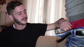 Alexis fucked bareback by Steve, a straight curious boy