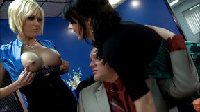 jenny hendrix and beverly hills both swallow cum after this ffm threesome