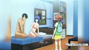 Hot anime tutor gets a rude awakening