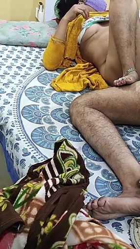 Desi punjabi Saasu Maa fucked with Her naughty Dammad, sasu maa invited for hard fuck   Clip 1