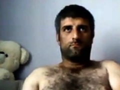 Masturbating Turkey-Turkish Natural Bear Volkan 2