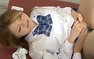 Sakamoto hikari is given a gyno exam by a very sweet do