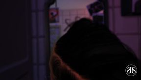 Horny slut gets fuck in the restroom - Party scene 3D, The sims 4