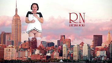 Wow! A giant lady without panties walks around the city. She'_s as tall as King Kong! Amazing show of a giantess! 2