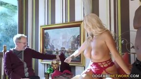 Cuckold Brings A Black Man For His Busty Wife Angel Wicky - Blonde Angel