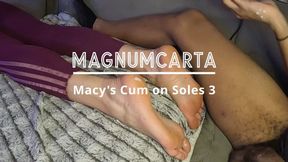 Macy cum on soles 3