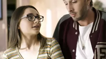 Virgin college 18+ teen Aften Opal fucked for the first time