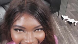 Erotic Sensuality - Old Man Fucks barely legal Black Girl With Big Natural Boobs
