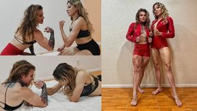 Armwrestling my MMA Fighting girlfriend