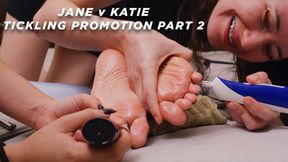 KATIE V JANE TICKLING PROMOTION PART 2!!