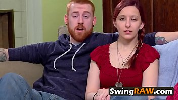 Sexy swinger couple is ready to meet their horny new house partners.