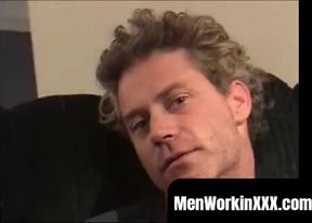 MenWorkinXXX.com - Sexy stud David satisfies himself with solo play at home