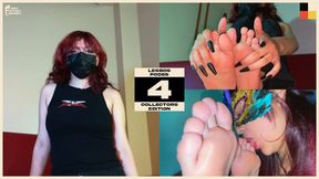 Two 18-Year-Old Beauties in Intense Lesbian Foot Worship, Wet Tongue On Long Toes - ASMR FOOT WORSHIP SOUNDS - LESBOS PODES VOL 4 - MAYA VS LUNA - COLLECTORS EDITION - 1080P