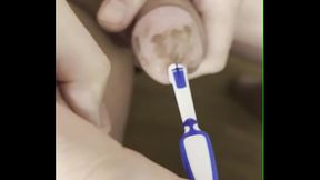 Deep sounding with toothbrush urethra