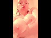 BBW MILF Live Shower Video Spreading Ass Cheeks