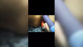 Tight Behind Tuesday: Hot MILF DP with vibrators