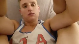 Young twink begs for bareback action in intense gay scene