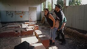 Hot Blowjob In The Car And Cheeky Pegging In A Public Place