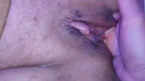First she squirts, then he anally fucks her and covers her ass with his semen