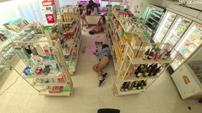 Mizuki's Wild Time-Stop Orgy at the Convenience Store